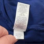 Fever Sleeveless Button Front High Low Hem Blouse Royal Blue XL Photo 5