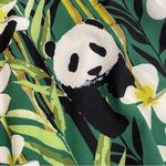 Top Melon Panda Floral Print Green
Dress(Size Medium) Black Photo 2