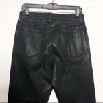 J Brand Steph Shep Coated Vendetta Lace Up High Rise Black Skinny Jeans Photo 6