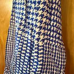 Talbots  Geometric Abstract All-Over Print 100% Modal Lightweight Blue White NWT Photo 7