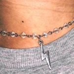 Clear Lightning Bolt Choker Photo 0