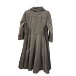 Converse  One Star Gray Utility Shirt Dress Button Front Long Sleeve Size L Photo 2