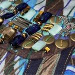 Anthropologie  One September Women’s Size M Turquoise Peacock Print Tank Top Photo 4