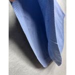 Talbots  Womens Light Blue Poncho Sweater‎ L Tie Neck Photo 3