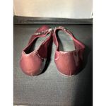 Softspots Ballet Flats Burgundy Wine Pointed Toe Buckle Comfort Shoes Red Size 9 Photo 1