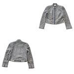 Magaschoni Tweed Blazer Jacket Navy Blue White Size 0 XS Italy Vintage formal Photo 7