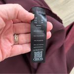 ASOS  Design Cami Maxi Slip Dres in High Shine Satin Burgundy 10 Photo 8