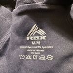 RBX Black Workout Top Sports Bra Size Medium Photo 4