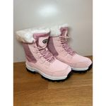 Pink Winter Snow Boots Womens Size 8.5 EU 39 Faux Fur Lined Fashion Warm Photo 2