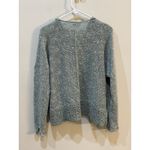 Pour Toi Green Cardigan Sweater Size XL Open Collar Lagenlook Artsy Unique Photo 1