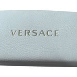 Versace  White Leather Sunglasses Case Hard Shell Eyeglass Glasses Holder‎ Photo 0