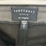 Sanctuary  Hayden Black Coated High Rise Skinny Faux Leather Pants Size 25/0 Photo 9