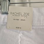 Rachel Zoe  Hi Rise Shorts Womens 6 White Stretchy Denim High Rise 90s Y2K Shorts Photo 4