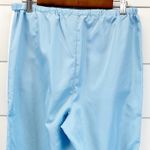 ASOS Womens 6 Track Pants Jogger Light Baby Blue White Stripe Ankle Zip Active Photo 6