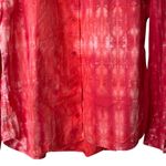 Cotton Citizen  Red Tie-Dye button down Shirt XS Photo 5