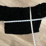 Topshop NWT Velvet Shirt Cocktail Party Event Evening medium off shoulder Photo 8