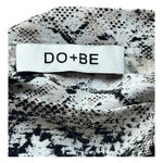 DO+BE  Mock Neck Snakeskin Sleeveless Drop Waist Dress Women Size‎ Small Photo 7