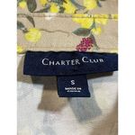 Charter Club Paisley Button Up Multicolor Jacket Cotton Blend Size S S-305 Photo 3