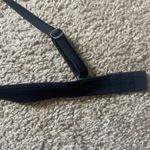 Hollister  black floral lace lined, padded bikini swimsuit top size medium Photo 3