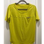 Lululemon Run Away Tee Heathered Almost Pear Short Sleeve Workout Shirt Sz 6 / 8 Photo 1