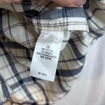 Ridgecut Toughwear Plaid Flannel Button Up Shirt Womens Size 2X Preppy Basic White Photo 5