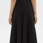 Theory NWOT  Sleeveless fit and flare Admiral crepe black midi dress size 6 Photo 1