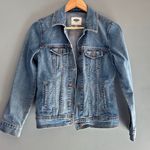 Old Navy medium wash fitted denim jean jacket Photo 0
