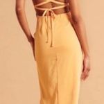 Abercrombie & Fitch Orange Midi Dress Photo 1