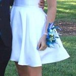 Sherri Hill White Homecoming Dress Photo 0