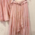 Magali Pascal Palida Oversize Top and Poney Wrap Skirt Pink Set Size Small NWT Photo 3