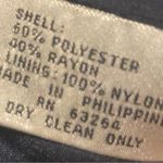 VTG Gray Black Tweed Blazer Shoulder Pads work office professional Size 10/11 Brown Size M Photo 8