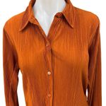 Abercrombie & Fitch NEW  Rust Brown Corduroy Long Sleeve Button Down Shirt Top S Photo 2