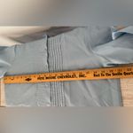 Vintage Montgomery Ward Button Up Tie Neck Blouse Pin Tucks Ruffle Sleeve *READ Blue Size undefined Photo 6