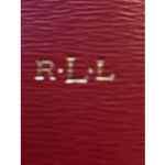 Ralph Lauren Lauren  Women’s Newbury Red Double-Zip Satchel Tote Purse Photo 2