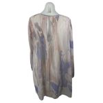 Aritzia  Wilfred Daydreamer Multicolor Pleated Chiffon Long Sleeve Mini Dress M Photo 1