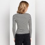 LNA  Black and Cream striped shirt Photo 1
