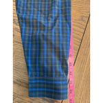 LL Bean Wrinkle Free Plaid Long Sleeve Button Down Shirt Women L Blue Green Red Size L Photo 9