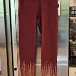 💕MARIKA💕 Marley Metallic Sports Bra + Leggings Grape Wine/ Copper Medium M NWT Photo 11
