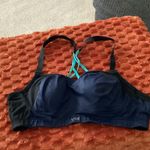 VSX Blue and Black Sports Bra with Adjustable Straps Size undefined Photo 0