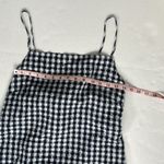 American Eagle  Gingham Tie Back Mini Dress Cotton Blue White Checkered Dress XL Photo 9