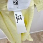 J.Crew  Cabana Dress Linen Midi Long Sleeve Pale Flax Yellow Belted Small NWT Photo 11