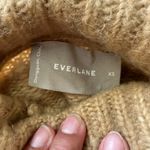 Everlane Tan Checkered Turtleneck Sweater Photo 2