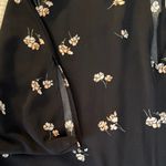 OAK + FORT Black Floral High Low Dress Photo 11