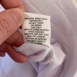 NWT Theo & Spence Lounge Pajama Shorts in White Size 2X Photo 4