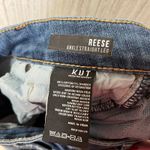 Kut From The Kloth Reese Ankle Straight Leg Jeans With Side Stripes Size 2 Photo 7