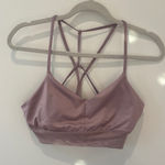 Alo Yoga Bra Lilac Purple Strappy Back Activewear Size L Photo 0