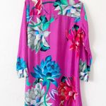 Maeve Anthropologie  Tunic Buttondown Dress in Pink Combo Photo 7