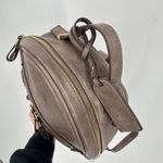 Sole Society Women's Brown Gray Faux Leather Lined Adjustable Mini Backpack Bag Photo 10