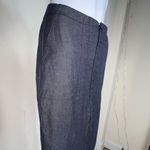 Halogen  Stretch Denim Full Zip Front Plaque Pocket Skirt Photo 8