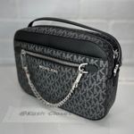 Michael Kors  Black Jet Set Large Chain Crossbody Bag Photo 2